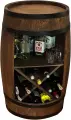 Drewniana beczka barek 80cm i stojak na wino. Oświetlenie LED RGB z pilotem (8).jpg
