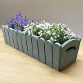 Doniczka drewniana frezowana 65cm - niebieski (5).webp