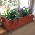 Doniczka drewniana frezowana 65cm - pomarańczowy skrzynka na kwiaty (7).webp