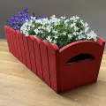 Doniczka drewniana frezowana 65cm - różowy skrzynka na kwiaty (2).webp