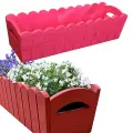 Doniczka drewniana frezowana 65cm - różowy skrzynka na kwiaty (5).webp