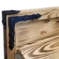 Półka na ścianę 3D bar domowy na alkohol i akcesoria 72x112x15 cm. Drewniany bar rustykalny (9).webp