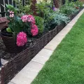 Palisada ogrodowa zestaw 5 szt. Płotek wiklinowy do ogrodu 120x20cm (3).webp