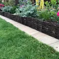 Palisada ogrodowa zestaw 5 szt. Płotek wiklinowy do ogrodu 120x20cm (6).webp