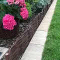 Palisada ogrodowa zestaw 5 szt. Płotek wiklinowy do ogrodu 120x20cm (8).webp