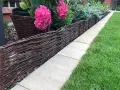 Palisada ogrodowa zestaw 5 szt. Płotek wiklinowy do ogrodu 120x20cm (9).webp