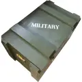 Skrzynia drewniana wojskowa zielona Military (5).webp