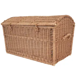 Wiklinowa skrzynia 80cm z pokrywą