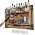 Bar domowy wisząca półka na butelki z alkoholem (2).webp