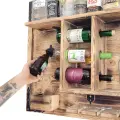 Bar domowy wisząca półka na butelki z alkoholem (5).webp