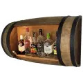 wisząca beczka na ścianę bar na butelki z alkoholem (3).webp