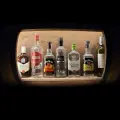 wisząca beczka na ścianę bar na butelki z alkoholem (5).webp