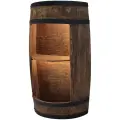 wisząca półka z beczki na butelki z alkoholem LED (9).webp