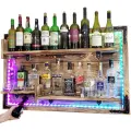 rustykalna półka na ścianę bar na alkohol z oświetleniem LED RGB (2).webp