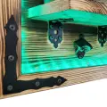 rustykalna półka na ścianę bar na alkohol z oświetleniem LED RGB (4).webp