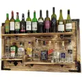 Rustykalny bar na butelki z winem LED (1).webp