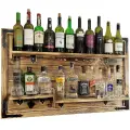 Rustykalny bar na butelki z winem LED (2).webp