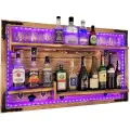 Wiszący bar na butelki z alkoholem oświetlenie LED RGB.webp