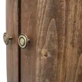 Drewniana beczka z drzwiami bar domowy na butelki z winem (9).webp