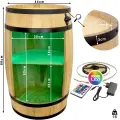 Minibar rustykalny z drewna bukowego.webp