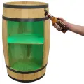Oryginalny stojak na butelki w kształcie beczki led rgb.webp