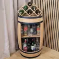 Rustykalny minibar do salonu.webp