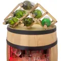 Drewniana beczka na wino z LED RGB.webp