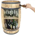 Barek z beczki na wino i whisky z otwieraczem.webp