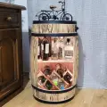 Minibar w kształcie beczki z z oświetleniem LED RGB.webp