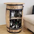 Mebel barowy z drewna sosnowego z blatem stół barowy.webp