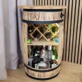 Komoda z beczki na alkohol z dużym blatem LED.webp