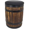 pufa beczka szczotkowane drewno wenge.webp