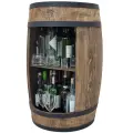 Beczka na wino i kieliszki.webp