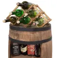 Beczka z przegródkami na wino i alkohol.webp