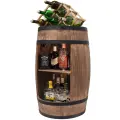Dekoracyjna beczka na wino i butelki LED.webp