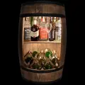 Stojak na alkohol w formie beczki.webp